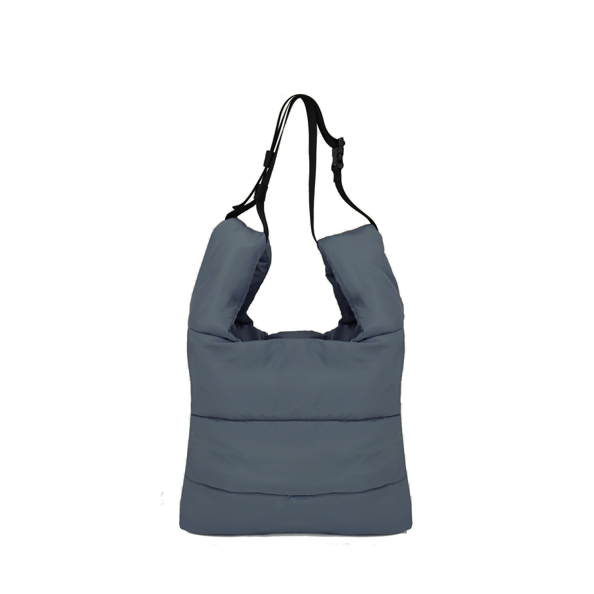 TAMIKA kleiner puffy crossbody Nylonbeutel smoky blue